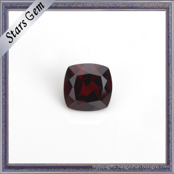 Cushion Deep Red Natural Garnet Gemstone for Jewelry